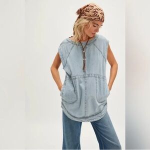 Free people Madison Railroad Stripe Tunic